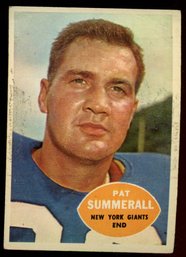 1960 Topps Football Pat Summerall