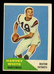 1960 Fleer Football #1 Harvey White Rookie
