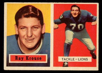 1957 Topps Football Ray Krouse