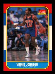 1986 Fleer Basketball Vinnie Johnson