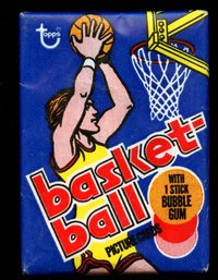 1977 Topps Basketbeall Pack Factory Sealed Unopened