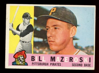 1960 Topps Baseball Bill Mazeroski