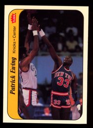 1986 Fleer Basketball PATRICK EWING Rookie Sticker NM