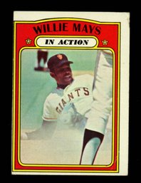 1972 TOPPS WILLIE MAYS (CREASE)