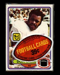 1980 TOPPS FOOTBALL CELLO PACK UNOPENED FACTORY SEALED