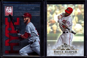 BRYCE HARPER TOPPS TRIBUTE DONRUSS ELITE LOT