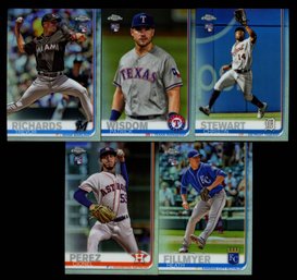 2019 TOPPS CHROME BASEBALL ROOKIE LOT