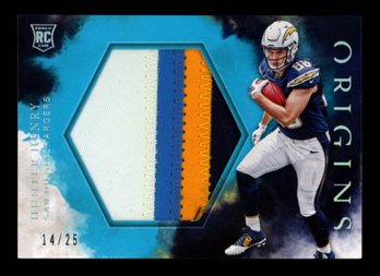 2016 ORIGINS FOOTBALL HUNTER HENRY ROOKIE PATCH /25