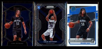 COLE ANTHONY ROOKIE CARD LOT