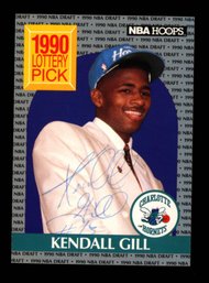 KENDALL GILL AUTOGRAPHED ROOKIE CARD