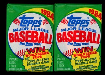 1984 Topps Baseball Packs Factory Sealed
