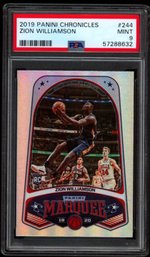 PSA 9 CHRONICLES ZION WILLIAMSON ROOKIE BASKETBALL CARD