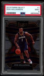 PSA 9 ZION WILLIAMSON SELECT ROOKIE