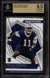 BECKETT 9.5 MICAH PARSONS ROOKIE FOOTBALL CARD