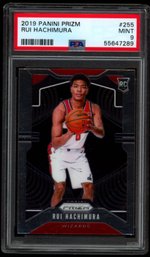 2019 PRIZM PSA 9 ROOKIE RUI HACHIMURA