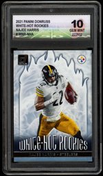 DIAMOND GRADING 10 NAJEE HARRIS 2021 ROOKIE FOOTBALL CARD