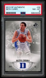 PSA 8 SETH CURRY 2013 SP ROOKIE