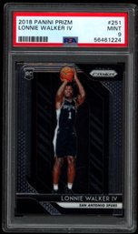 2018 PRIZM LONNIE WALKER IV PSA 9