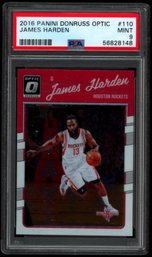 PSA 9 2016 JAMES HARDEN OPTIC DONRUSS