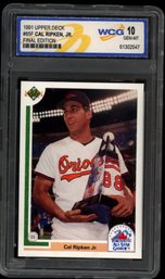 WCG 10 CAL RIPKEN JR 1991 UD BASEBALL CARD