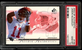 2002 JASON ADDLEY PSA 10 NFL CARD