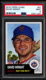 2018 PSA 9 DAVID WRIGHT BASBEALL CARD