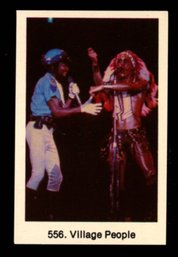 1978 SWEDISH SAMLARSAKER VILLAGE PEOPLE ROOKIE CARD