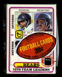 TOPPS 1980 PACK WALTER PAYTON TEAM LEADERS ON TOP