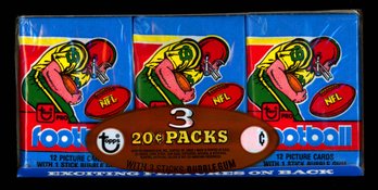 1979 TOPPS FOOTBALL 3 PACK TRAY FACTORY SEALED NFL CARDS