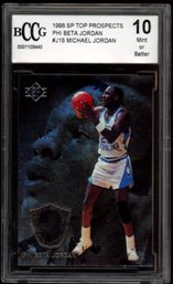 1998 UPPER DECK PHI BETA BCCG 10 MICHAEL JORDAN BASKETBALL CARD