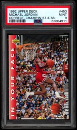 1992 UPPER DECK #453 PSA 9 MICHAEL JORDAN