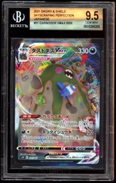 BECKETT 9.5 GARBORDOR V MAX RRR #31 POKEMON CARD