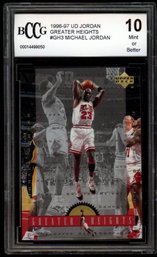 1996 UPPER DECK #GH3 BVG 10 MICHAEL JORDAN BASKETBALL CARD