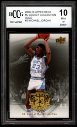 2009 UPPER DECK BCCG 10 LEGACY MICHAEL JORDAN GOLD #5