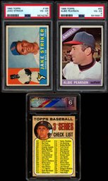 3 1960S GRADED BASEBALL CARDS