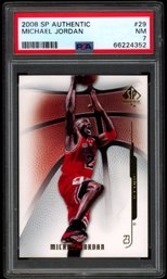 2008 SP AUTHENTIC #23 PSA 7 MICHAEL JORDAN