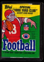 1986 TOPPS FOOTBALL EMPTY WRAPPER