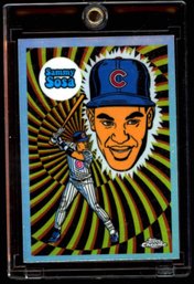 2023 TOPPS ULTRA VIOLET #UV-12 SAMMY SOSA BASEBALL CARD Case Hit Rare