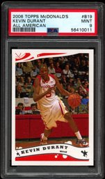 2006 TOPPS MCDONALDS PSA 9 KEVIN DURANT ROOKIE
