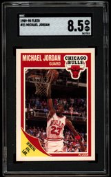 1989 Fleer #23 SGC 8.5 Basketball MICHAEL JORDAN
