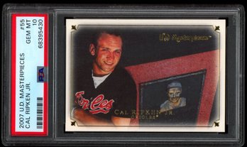 2007 UD MASTERPIECES PSA 10 CAL RIPKEN JR BASEBALL CARD