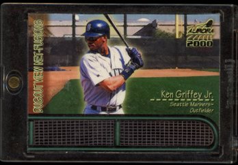 PINNACLE DUGOUT FENCE RELIC KEN GRIFFEY JR BASEBALL CARD