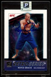 ROYCE GRACIE AUTO DONRUSS UFC CARD PRISTINE AUTHENTIC