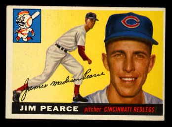 1955 TOPPS #170 JIM PEARCE BASEBALL CARD