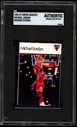 ROOKIE 1986 JORDAN SGC AUTHENTIC SUPER CANASTA