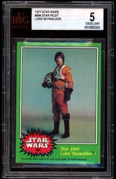 1977 TOPPS #264 BVG 5 LUKE SKYWALKER STAR WARS CARD