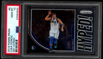 2019 PRIZM #6 LUKA DOCIC PSA 10 BASKETBALL CARD