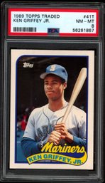 1989 TOPPS #41T TRADED PSA 8 KEN GRIFFEY JR ROOKIE