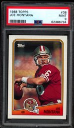 PSA 9 1988 TOPPS #38 JOE MONTANA FOOTBALL CARD