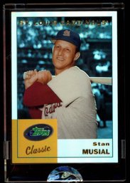 2002 E TOPPS #ETC20 STAN MUSIAL BASEBALL CARD